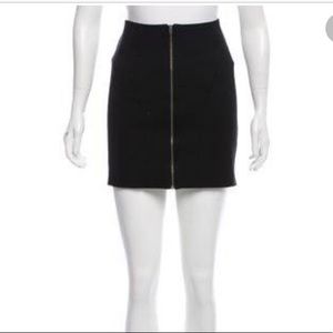 Helmut Lang Wool Mini Skirt